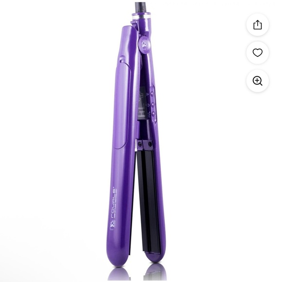 Royale Ceramic Tourmaline Vapor Styling Hair Straightener w/Argan Infusion Oil - Picture 1 of 7